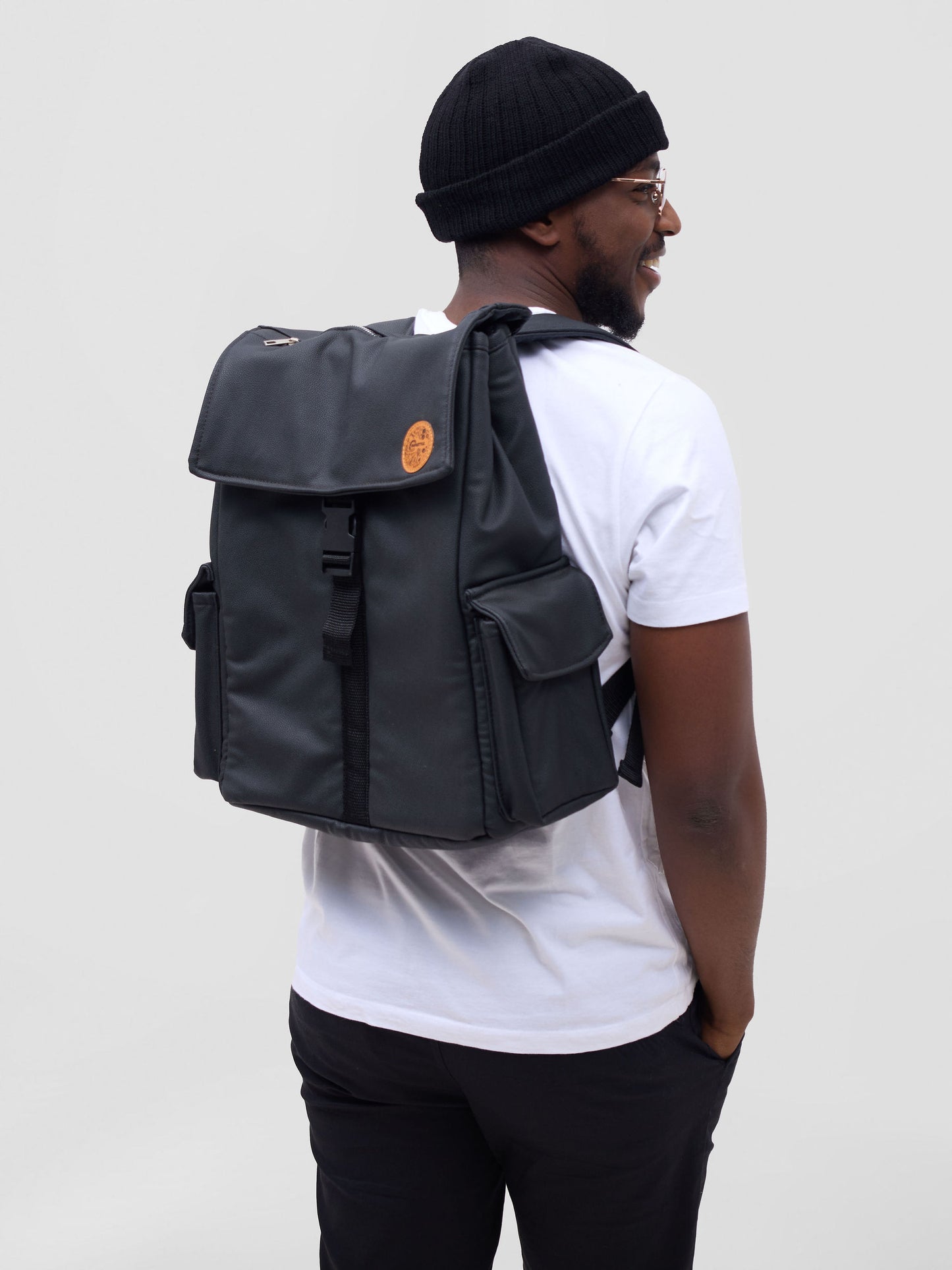 The Motion Series I – Press Top Backpack (Black)