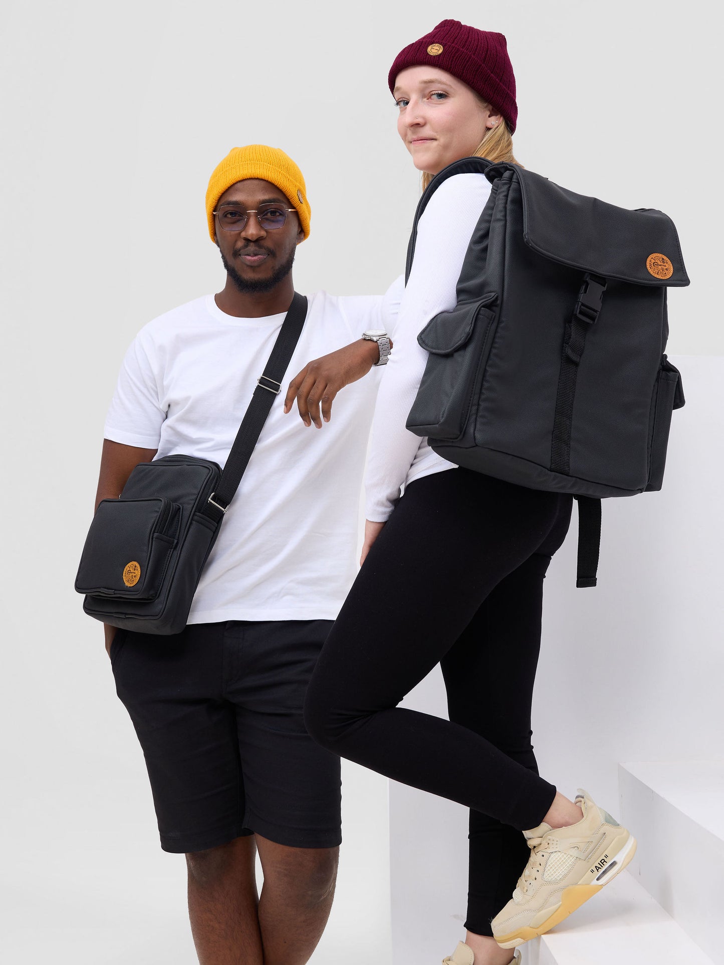 The Motion Series I – Press Top Backpack (Black)