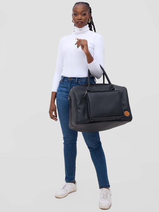 The Motion Series I – Single Pocket Travel Bag (Black)