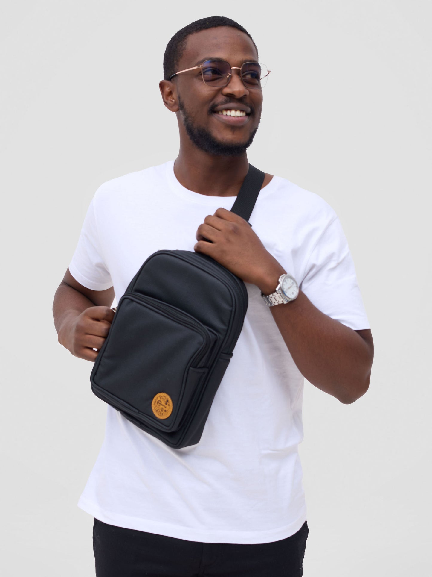 The Motion Series I – Cross Chest Bag (Black)