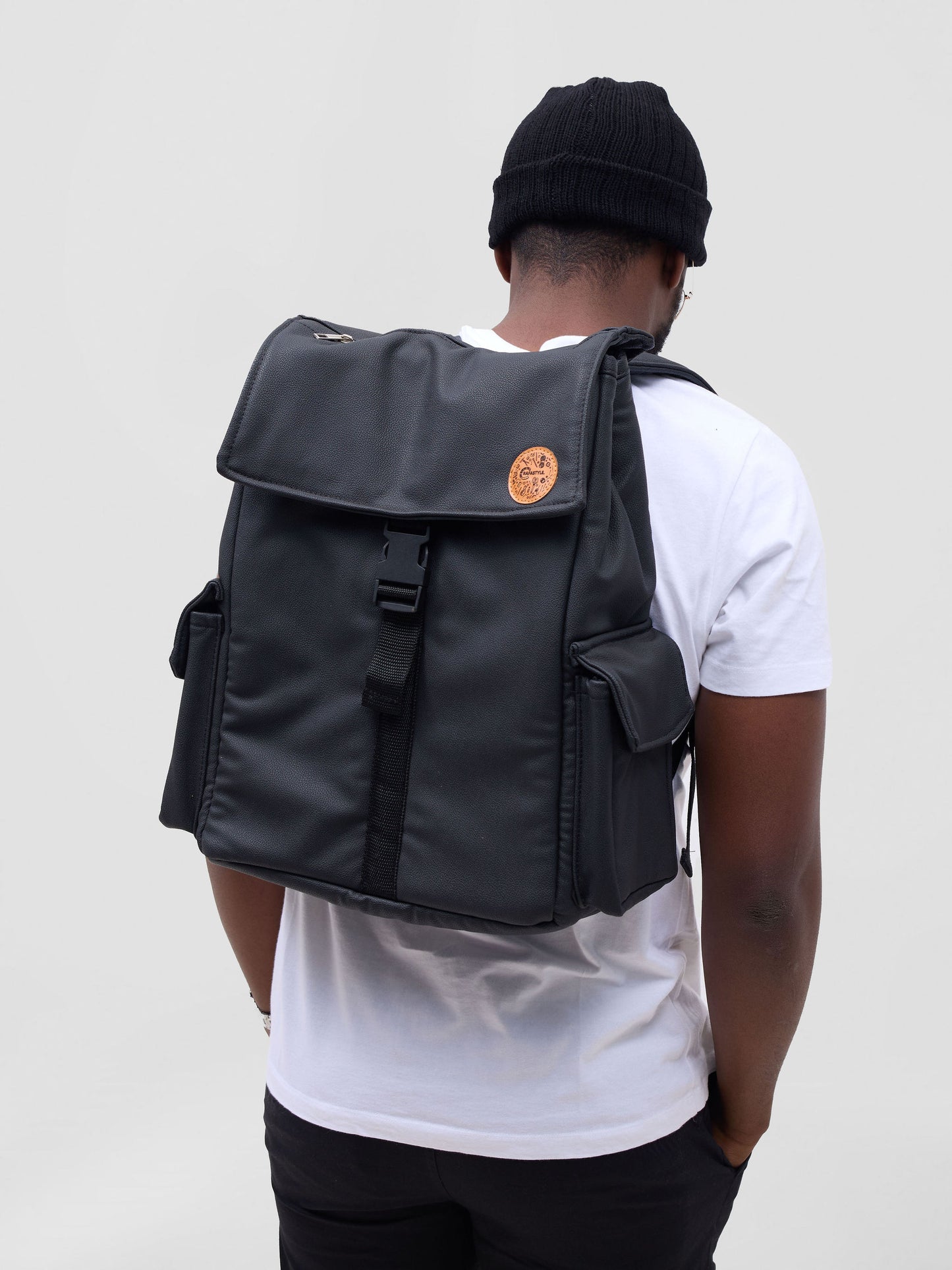 The Motion Series I – Press Top Backpack (Black)