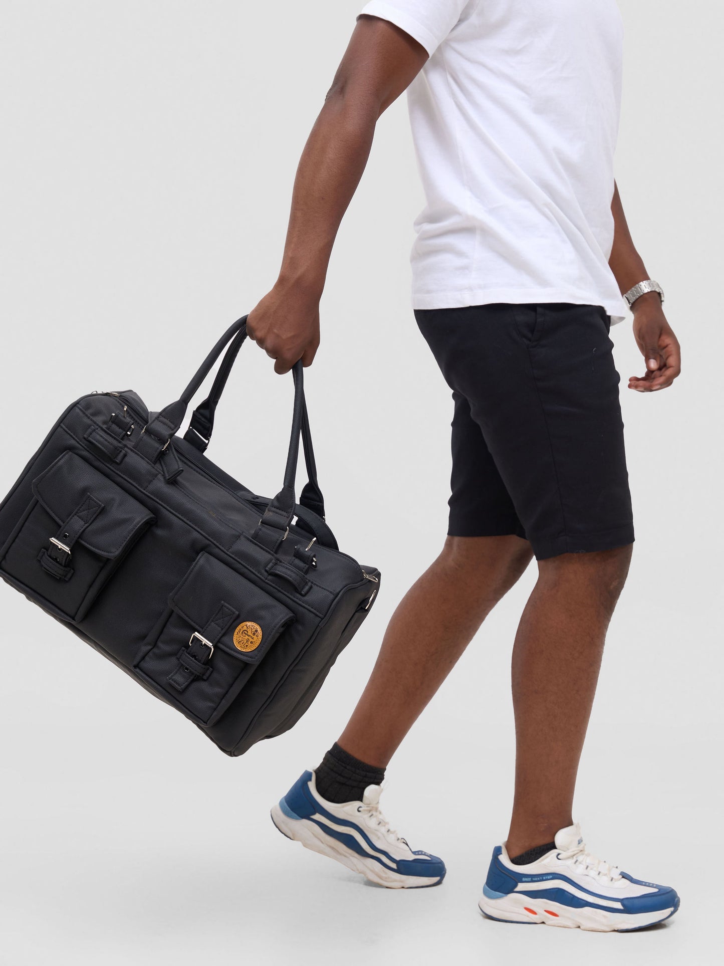 The Motion Series I – Double Pocket Travel Bag (Black)