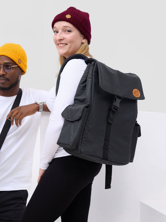 The Motion Series I – Press Top Backpack (Black)