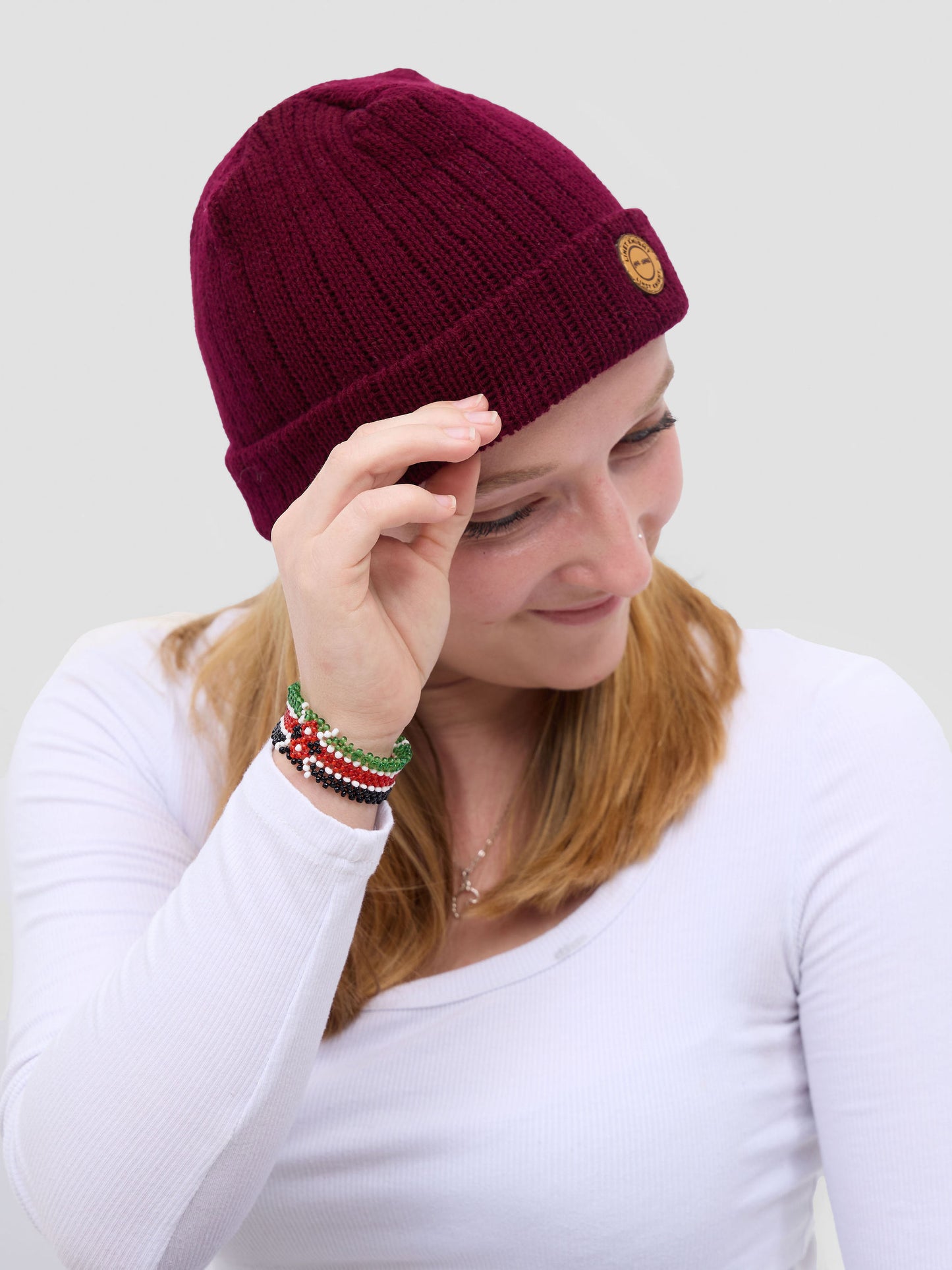 Maroon Urban Crown Beanie