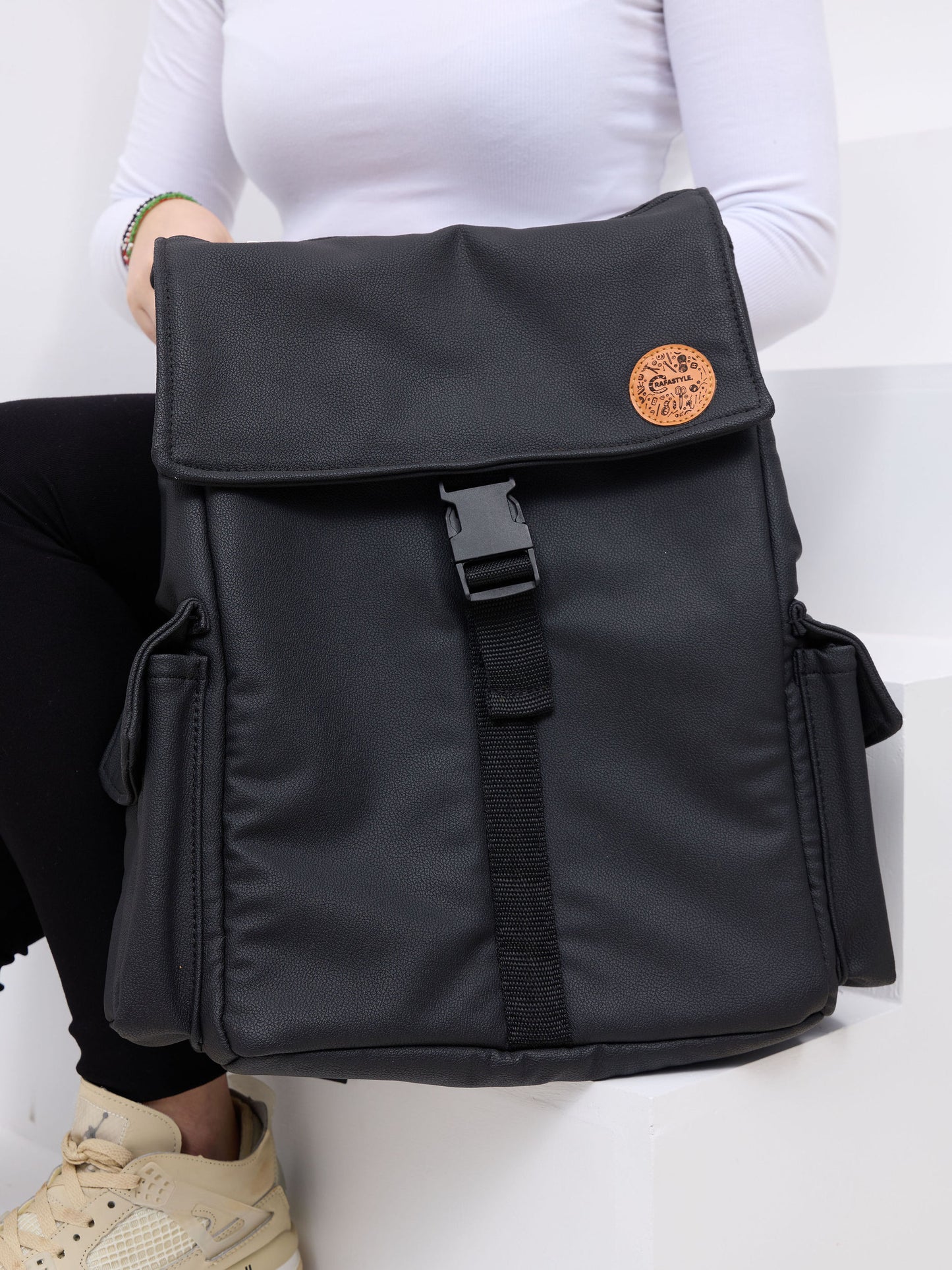 The Motion Series I – Press Top Backpack (Black)