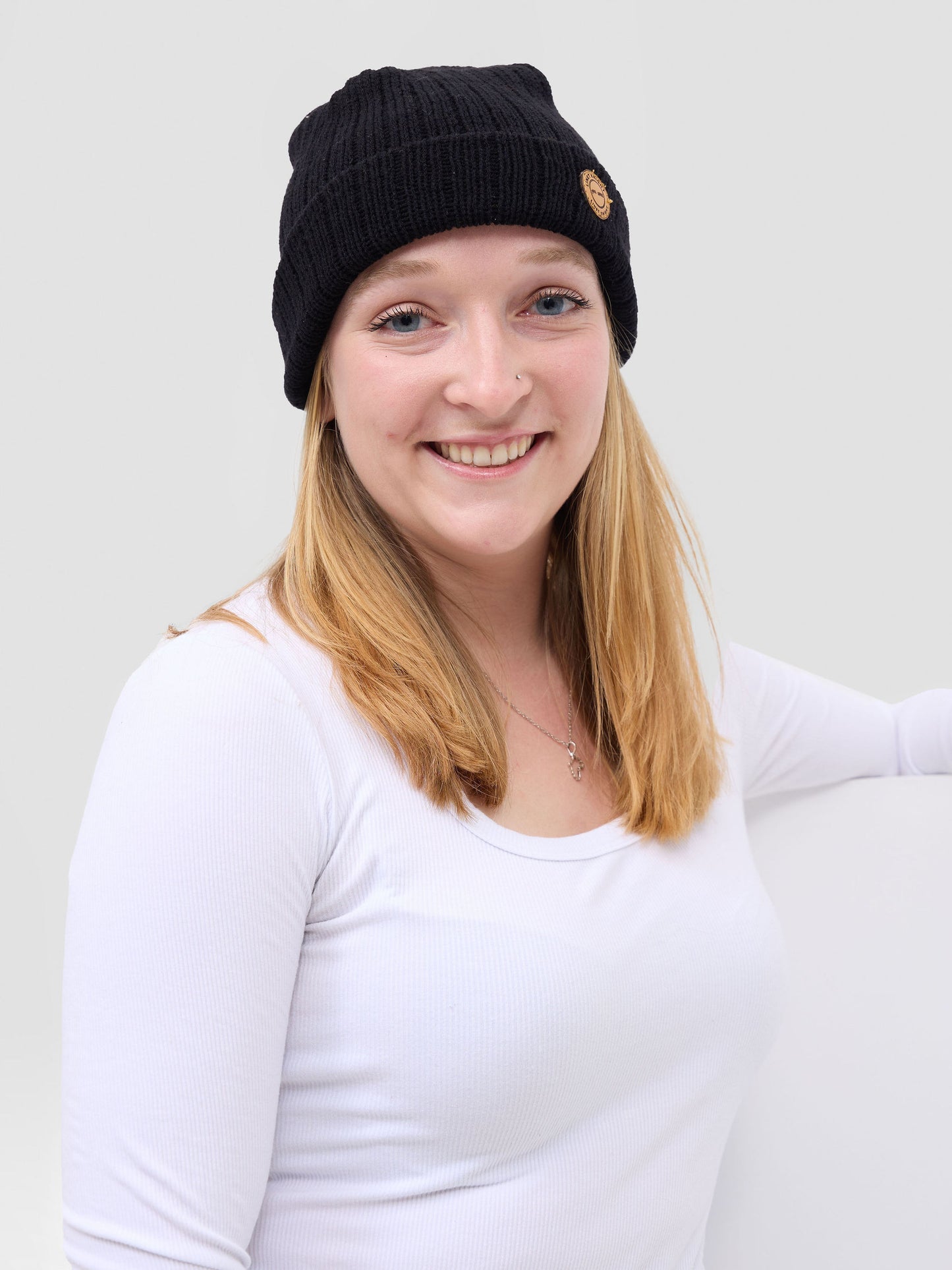 Black Urban Crown Beanie